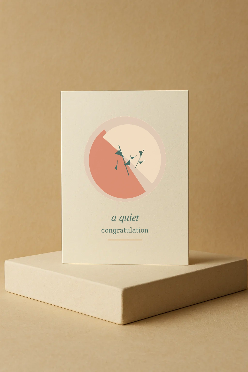 Quiet Congratulations Card